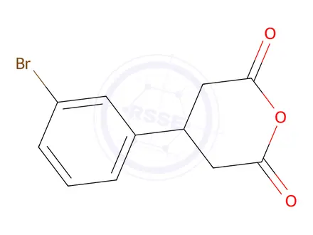 Chemical structure of 4-(3-bromophenyl)dihydro-2h-pyran-2,6(3h)-dione