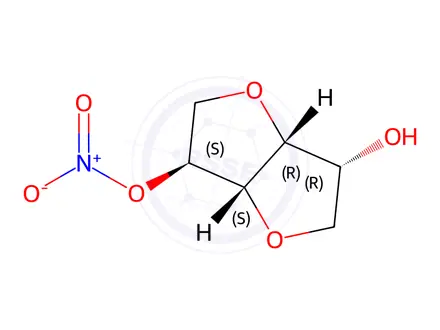 Chemical structure of Isosorbide 2-nitrate