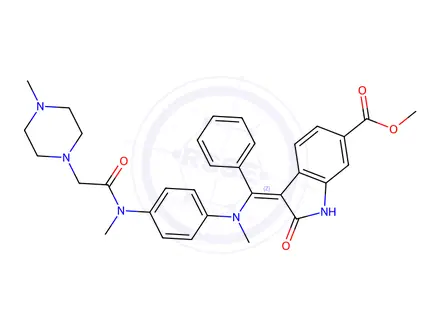 Chemical structure of Nintedanib Esilate Impurity 243
