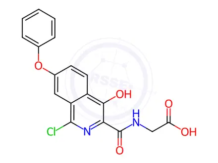 Chemical structure of Roxadustat Impurity 278