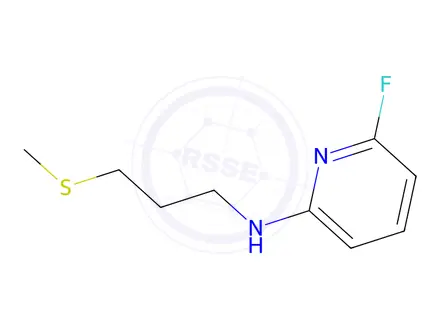 Chemical structure of 6-Fluoro-N-(3-(methylthio)propyl)pyridin-2-amine