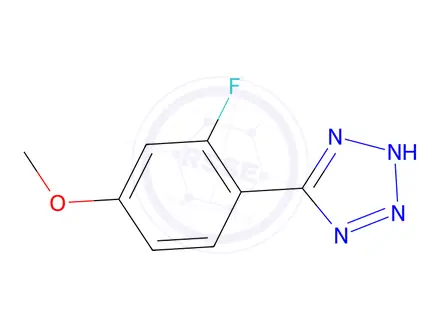 Chemical structure of 5-(2-Fluoro-4-methoxyphenyl)-1H-tetrazole