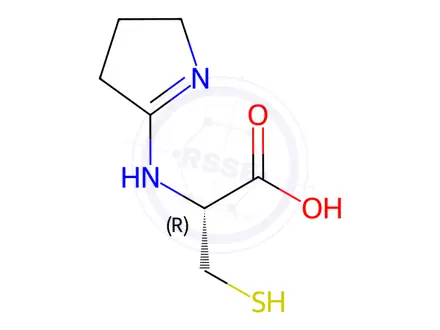 Chemical structure of N-(3,4-Dihydro-2h-Pyrrol-5-Yl)-L-Cysteine