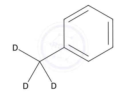 Chemical structure of (Methyl-d3)benzene