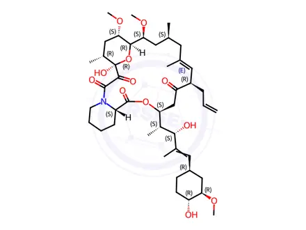 Chemical structure of Tacrolimus Lactone Isomer