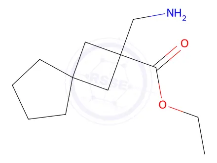 Chemical structure of Ethyl 2-(aminomethyl)spiro[3.4]octane-2-carboxylate
