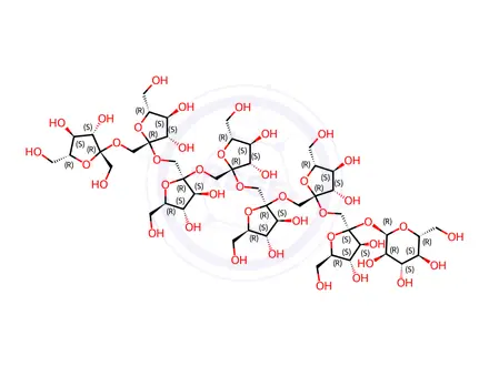 Chemical structure of Fructo-oligosaccharide DP8 / GF7