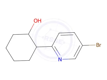 Chemical structure of 2-(5-Bromopyridin-2-yl)cyclohexanol