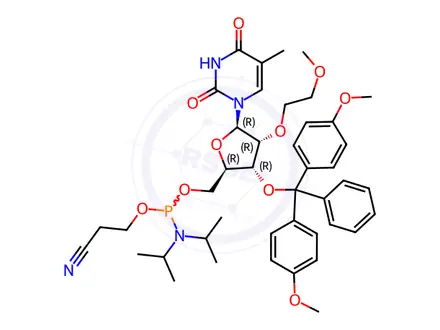 Chemical structure of Phosphoramidites Impurity 117