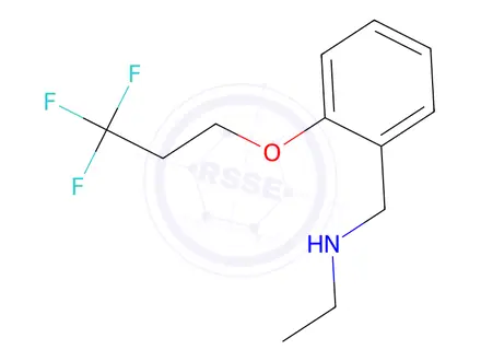 Chemical structure of N-(2-(3,3,3-trifluoropropoxy)benzyl)ethanamine