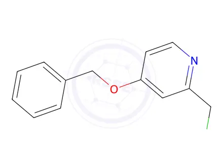 Chemical structure of 4-(BENZYLOXY)-2-(CHLOROMETHYL)PYRIDINE