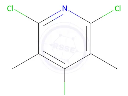 Chemical structure of 2,4,6-Trichloro-3,5-dimethylpyridine