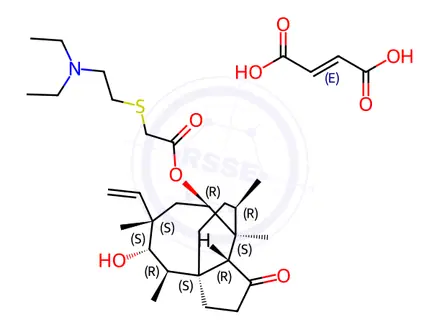 Chemical structure of Tiamulin fumerate