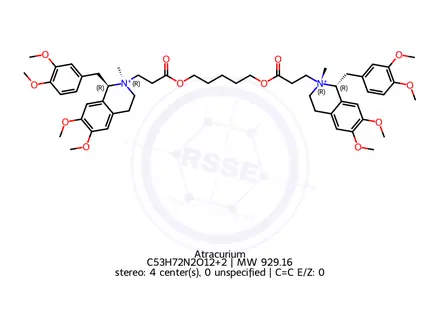 Chemical structure of Atracurium