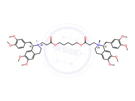 Chemical structure of Atracurium Besilate Impurity 20 (Cisatracurium Besilate EP Impurity T Dibenzenesulfonic Acid)