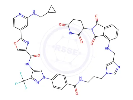 Chemical structure of PROTAC IRAK4 degrader-1