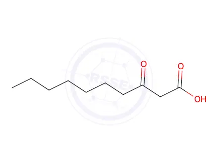 Chemical structure of 3-Oxodecanoic acid