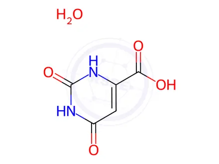 Chemical structure of Orotic Acid Monohydrate