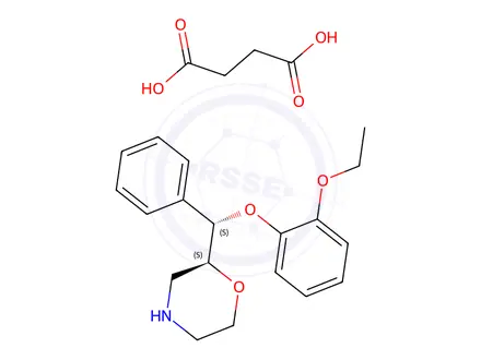 Chemical structure of (S,S)-Reboxetinesuccinate