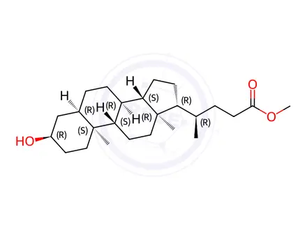 Chemical structure of Ursodeoxycholic Acid Impurity 137