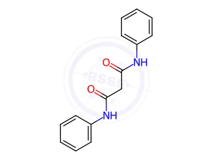 Chemical structure of N,N'-Diphenylmalonamide
