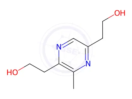 Chemical structure of 2,2'-(3-Methylpyrazine-2,5-diyl)diethanol
