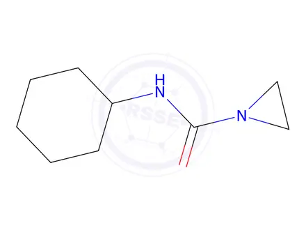 Chemical structure of N-Cyclohexyl-1-aziridinecarboxamide