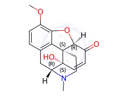Chemical structure of Codeine Phosphate Hemihydrate EP Impurity K