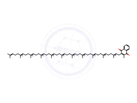 Chemical structure of Menaquinone 11