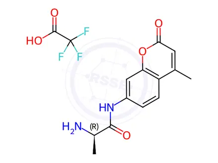 Chemical structure of D-Alanine7-Amido-4-Methylcoumarin