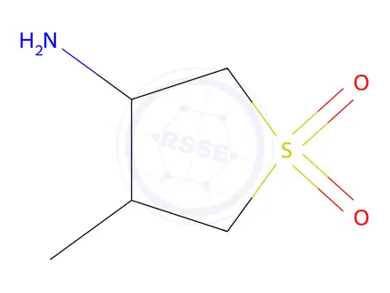 Chemical structure of 3-Amino-4-methyltetrahydrothiophene 1,1-dioxide hydrochloride
