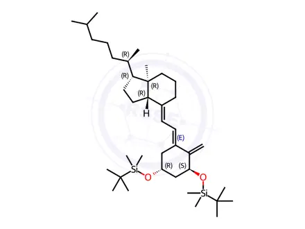 Chemical structure of 1,3-bi-TBS-trans-Alfacalcidol