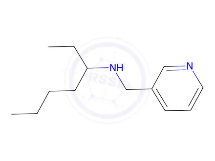 Chemical structure of n-(Pyridin-3-ylmethyl)heptan-3-amine