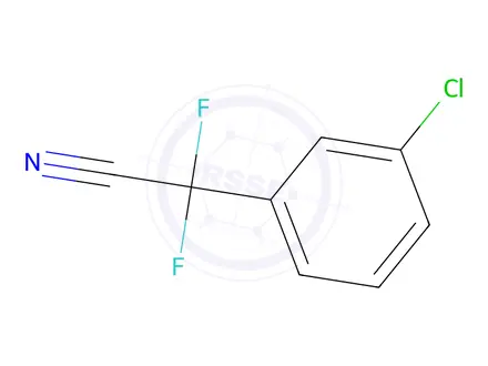 Chemical structure of 2-(3-Chlorophenyl)-2,2-difluoroacetonitrile