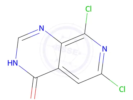 Chemical structure of 6,8-Dichloro-3H-pyrido[3,4-d]pyrimidin-4-one