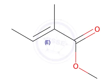 Chemical structure of Methyl Tiglate