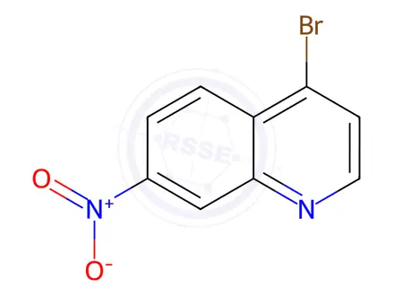 Chemical structure of 4-Bromo-7-nitroquinoline