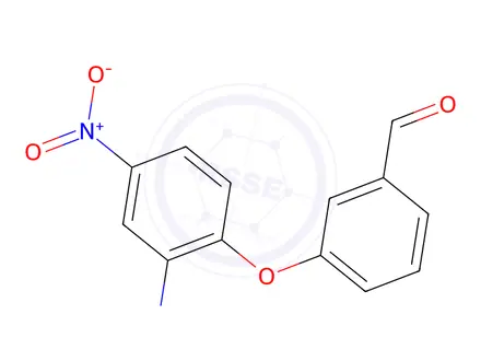 Chemical structure of 3-(2,4-Dinitrophenoxy)benzaldehyde