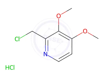 Chemical structure of Pantoprazole Impurity 6 HCl