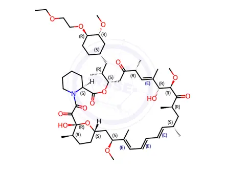 Chemical structure of Everolimus Impurity 43