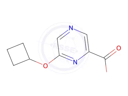 Chemical structure of 6-Cyclobutoxypyrazine-2-carboxylic acid