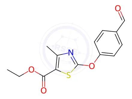 Chemical structure of Ethyl 2-(4-formylphenoxy)-4-methylthiazole-5-carboxylate