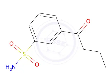 Chemical structure of 3-Butyrylbenzenesulfonamide