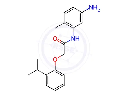 Chemical structure of N-(5-Amino-2-methylphenyl)-2-(2-isopropylphenoxy)-acetamide
