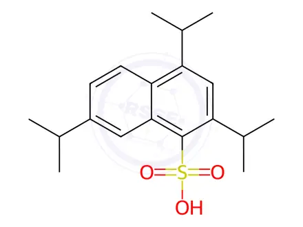 Chemical structure of triisopropylnaphthalenesulfonic acid