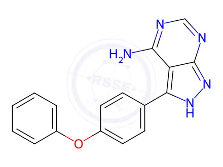 Chemical structure of Ibrutinib Impurity 8