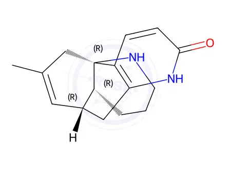 Chemical structure of Huperzine B