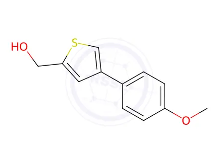 Chemical structure of (4-(4-Methoxyphenyl)thiophen-2-yl)methanol
