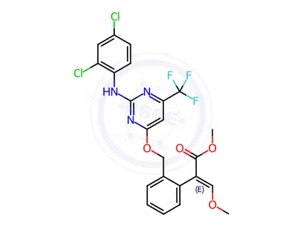 Chemical structure of Pyriminostrobin
