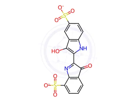 Chemical structure of Indigo Carmine 5,7-Isomer